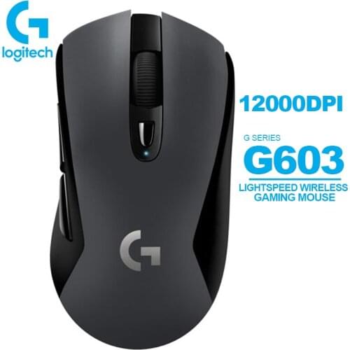 Logitech G603 Lightspeed Wireless Gaming Mouse Wiht 12000DPI HERO™ Sensor 32-Bit ARM Microprocessor Bluetooth Mice for Windows