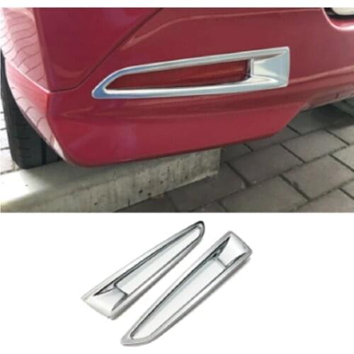 For Toyota ROOMY 2016-2021 Decorate Accessories Rear Fog Light Lamp Cover Trim Bezel Frame Styling Garnish