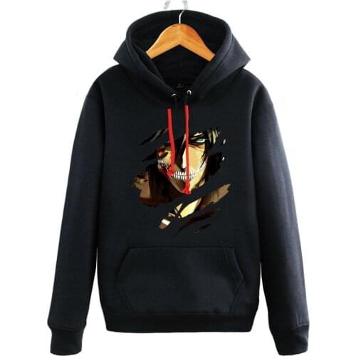 High-Q Unisex cartoon Attack on Titan cotton Hoodies Sweatshirts Jiyuu no Tsubasa Survey Corps Hoodies Sweatshirts coat jacket