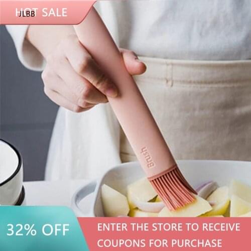1PC BBQ Oil Brush Silicone Baking Cake Bread Pastry Liquid Butter Food Steak Pen Tube Brush Barbecue Kitchen Accessories Tool