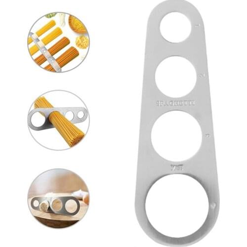 1PCS Easy Clearing Pasta Ruler Measuring Stainless Steel Measurer Cooking Tools