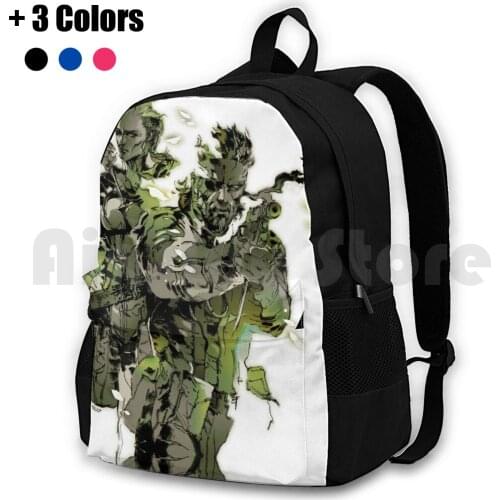 Metal Gear Solid 3-Snake And The Outdoor Hiking Backpack Riding Climbing Sports Bag Metal Gear Solid 3 Metal Gear Solid 3 Cool