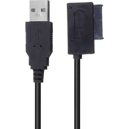 New Arrival 1pc 35CM USB 2.0 to 7+6 13Pin Slim SATA/IDE CD DVD Rom Optical Drive Cable Converter Adapter for Computer Parts