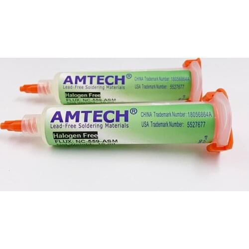 Paste 100% Original AMTECH NC-559-ASM BGA PCB No-Clean Solder Paste Welding Advanced Oil Flux Grease 10cc Soldering Repair Paste