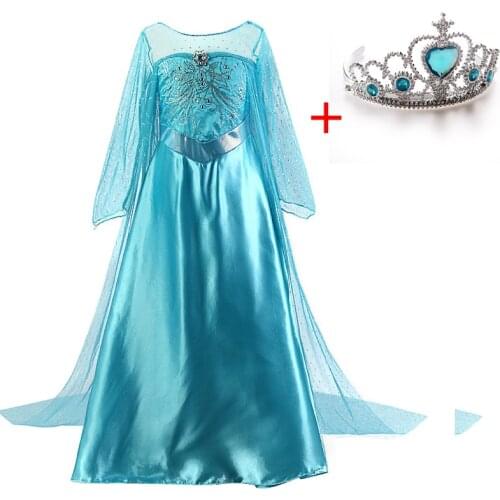 Princess Dress for Girls Princess Dress Cosplay Kid Fancy Halloween Party Princess Costume Cosplay Christmas Girls Dresses