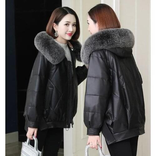 Qpipsd Women's Leather Jackets