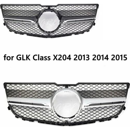 AMG Grill for Mercedes-Benz GLK X204 Grille GLK350 Silver Mesh 2013- 2015