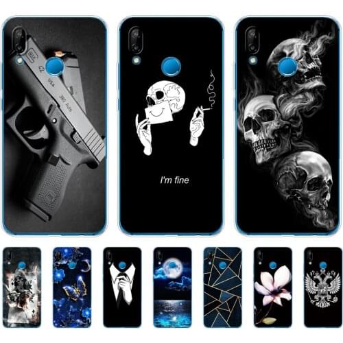 Silicon case For 5.84" Huawei P20 Lite huawei p20 pro phone for HUAWEI P 20 Coque back cover protective phone clear