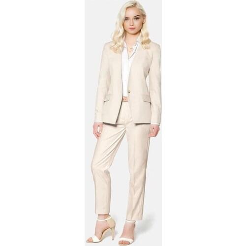 Women Pant Suits New Fashion Formal Women trouser Suit One Button Ladies Business Suits Female Work Wear Suits Custom Made