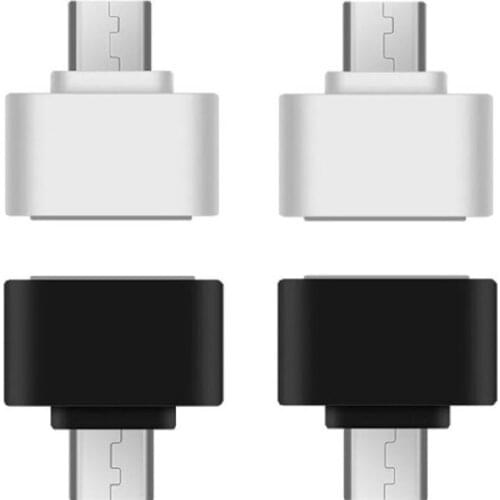 100pcs/lot mini Micro USB OTG to USB 2.0 Mini OTG Adapter Compatible for Samsung Android Tablet White black