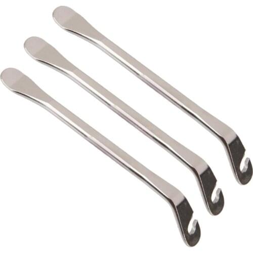 3 Pcs Bicycle Steel Pry Bar Tire Stick Opener Tool Crowbar Mountain Road Flat Steel Tire Removal Tools