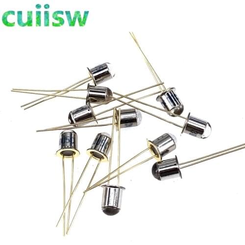 5 pcs 3DU5C Silicon Phototransistor Transistor 2-feet Metal Package