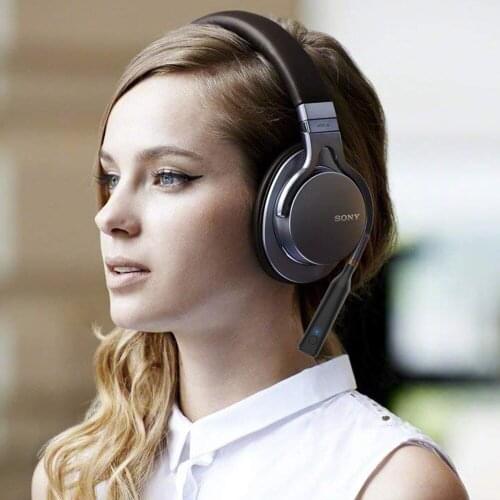 Bluetooth 5.0 Handsfree Wireless Music Adapter Stereo Audio Receiver For Sony MDR-10R On Over Ear Wired Headphones