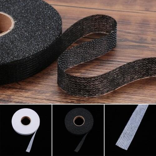 50 meters Double-sided Wonder Web Iron On Hemming Tape adhesive fabric Roll Clothes Sewing Turn up Hem