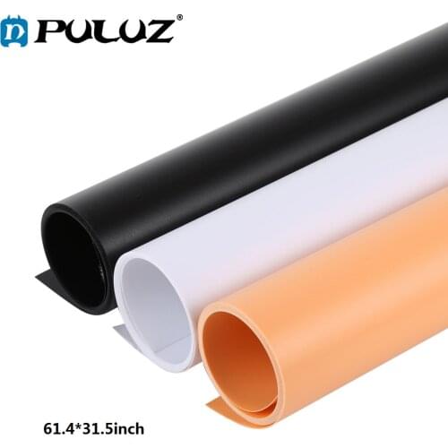 PULUZ 120cm x 60cm/156cm x 80cm Photography Background PVC Paper Backdrop For 60cm/80cm Photo Lighting Studio Tent Box lightbox