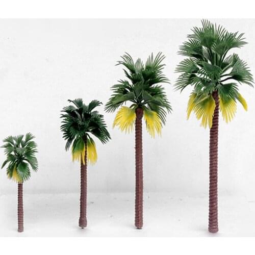 20X architectural model palm tree 70mm 90mm 120mm 150mm artificial plastic model palm tree