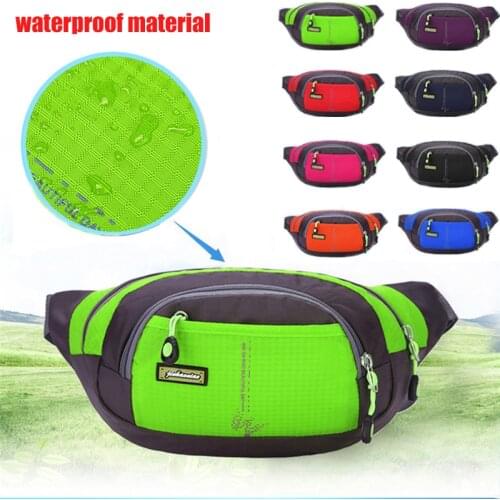 Quality Men Waist Pack Women Outdoor Running Bags Hip Money Belt Mountaineering Hiking Packs Mobile Phone Bag Coin mp3 Pouch