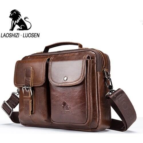 Мужские деловые сумки LAOSHIZI China At AliExpress