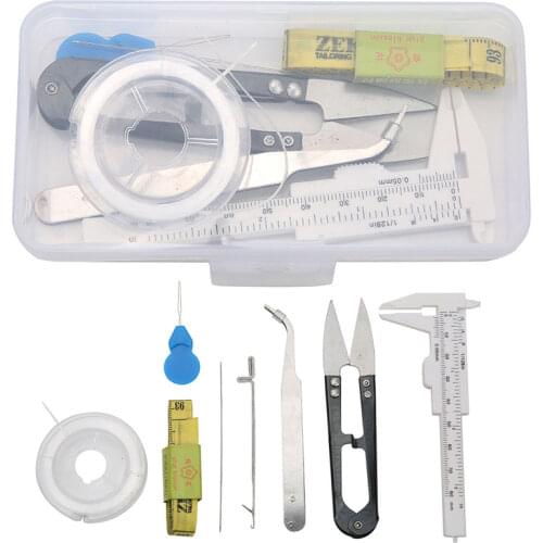 Jewelry Making Tools Kit Set Big Eye Beading Needles Tweezers Scissors For DIY Beading Bracelet Necklace Accessories Findings