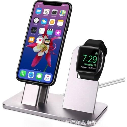 New 2 In 1 Wireless Charger Stand for IPhone 11 Pro XS XR X 8 Plus Charging Dock Station Holder for Apple Watch 5 4 3 2 Charger