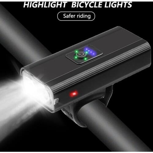 Bicycle Light 800 Lumen USB Rechargeable 6 Mode Waterproof Cycling Front Lamp Outdoor Anti-resistance Repairing Elements