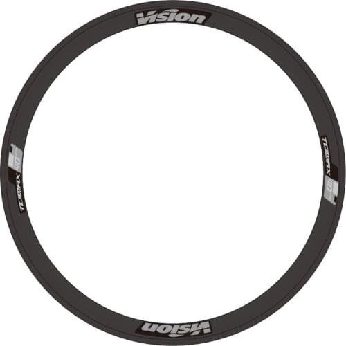 Vision trimax 40 wheel set sticker road bike carbon cutter ring rim custom bicycle sticker waterproof