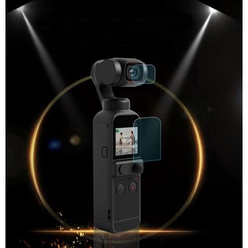 Tempered Glass Screen Protector Cover For DJI OSMO Pocket 2 Handheld Gimbal Action Camera Lens LCD Screen Protection Film Case
