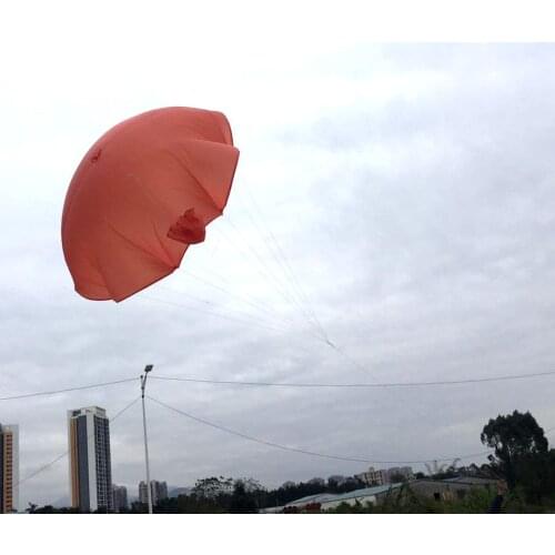 High quality 8-10kg Model aircraft nylon parachute Ejection Umbrella with lanyard for FPV drone outdoor uav landing protection
