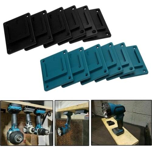 10pcs Electric Tool Holder ABS Plastic Wall Mount Bracket Suitable For Bosch & MAK 18V Battery Electric Drill Power Tool Part