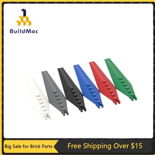 MOC Bricks 57906 3 X 12 X 1 Hinge Plate 3 X 12 for Building Blocks Parts DIY Construction Educational Gift Toys