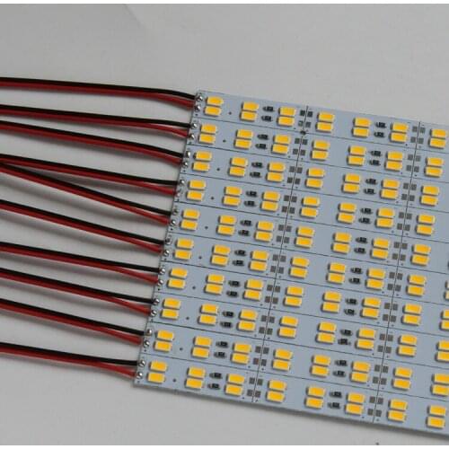 10pcs Super Bright LED Hard Bar light DC12V 50cm 72 led SMD 5630 Aluminum Alloy Led Strip light For Cabinet