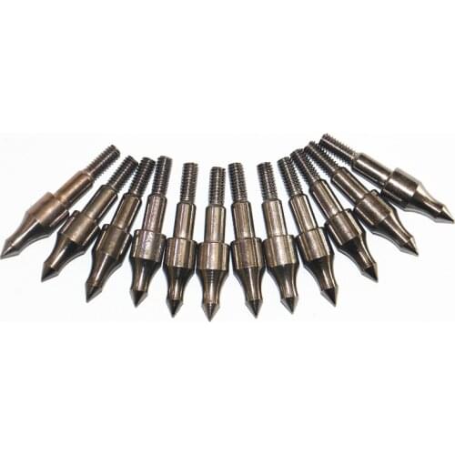 12/24pcs Field Point Arrow Heads 100 Grain Screw Insert Arrow Broadheads Arrows Archery Tips Practice Head