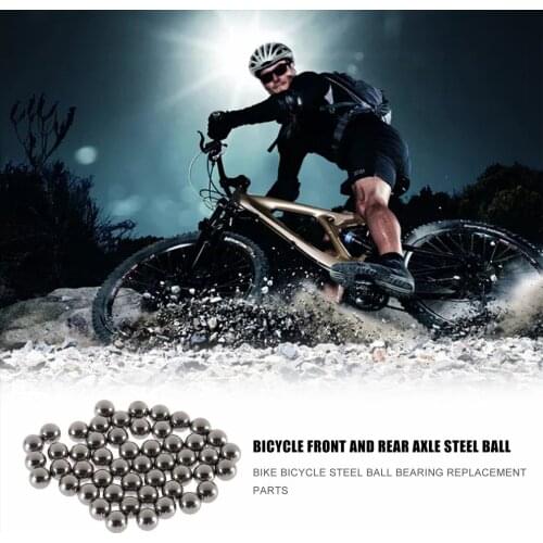 50pcs Durable Bicycle Stainless Steel Ball Replacement Parts 4mm 5mm 6mm 8mm 9mm 10mm Bike Bicycle Steel Ball Bearing