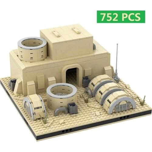 752pcs Desert Power Plant for a Modulars Tatooines House Villa MOC-56069 Building Blocks Bricks DIY Model Toys For Kids Boy Gift