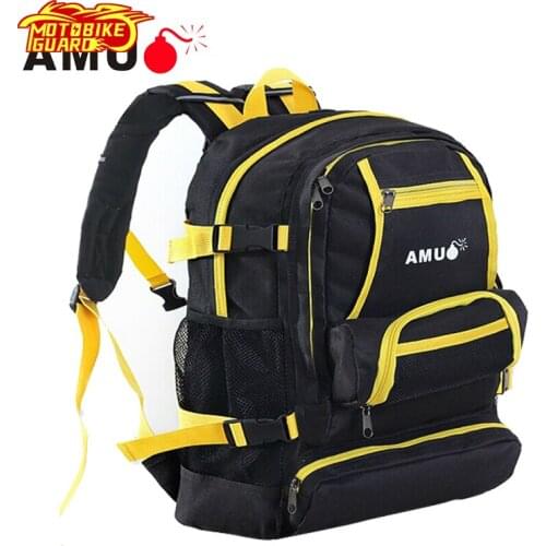 AMU Motorbike Cycling Equipment Luggage Bag Locomotive Backpack Outdoor Sports Package Knight Sport Shoulder Travel Unisex Bag