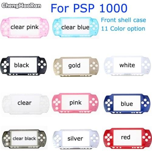 ChengHaoRan For PSP 1000 Housing front cover for PSP 1000 console front panel shell replace the shell front frame for PSP 1000