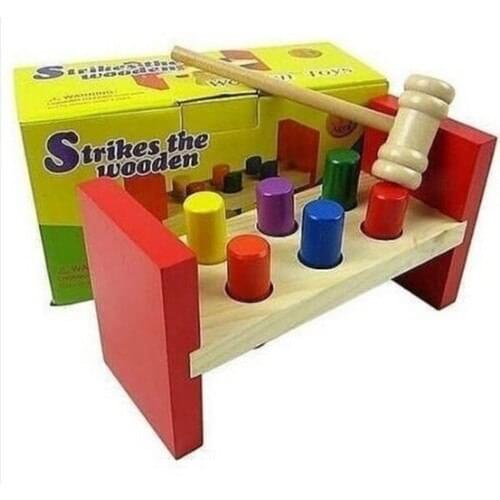 Wooden Toys Wooden Educational Colorful Chak Chak