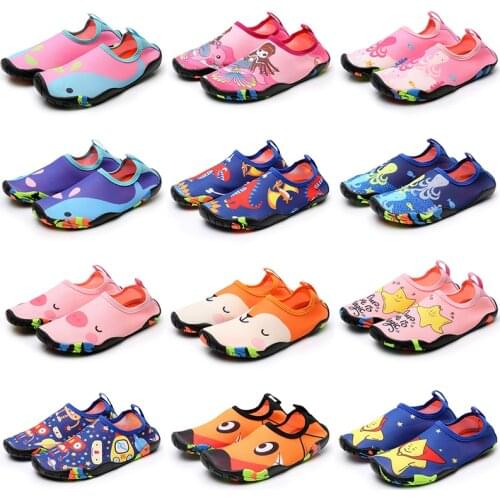 Kids Aqua Shoes Barefoot Shoes Children Sneakers Water Shoes Beach Sandals Upstream Quick Dry River Sea Diving Swimming Shoes