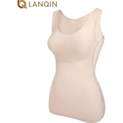 Womens Tummy Control Shapewear Smooth Body Shaping Camisole Tank Tops Plus Size