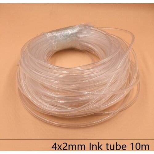 10 meters eco solvent ink Tubing for Bulk ink System 4x3mm Roland, Mutoh, Mimaki Printers ink line tube ink supply tube