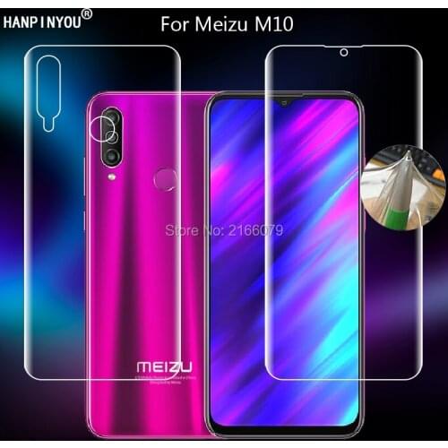 For Meizu M10 6.5" Clear TPU / Matte Anti-Fingerprints Hydrogel Full Cover Soft Screen Protector Film (Not Tempered Glass)