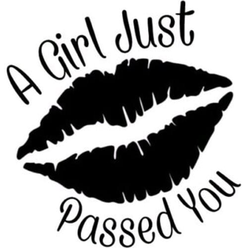 Hot Sale Creative Car Sticker Accessories Ladys Girl Women Mouths Car Window Decal PVC 11cm X 11cm