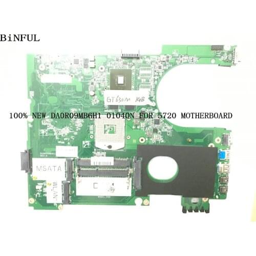 BiNFUL STOCK 100% NEW GT630M 1GB 01040N 5720 REPLACEMENT MOTHERBOARD COMPATIBLE FOR DELL INSPIRON 7720 (072P0M GT650M 2GB )