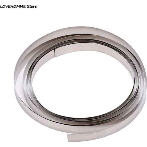 Great 2M 8mm x 0.1/0.12/0.15 Pure Nickel Strip Tape For Li 18650 Battery Spot Welding Compatible For Spot Welder Machine