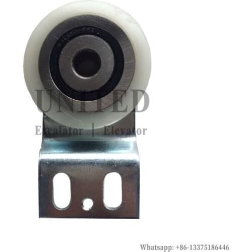 Elevator Door Hanger Plate Bended Roller 505823 OD75mm W12mm