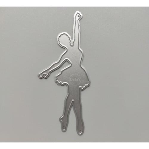 2021 Dancing Girl Metal Cutting Dies DIY Scrapbooking Paper Photo Album Crafts Mould Cards Embossing Mold Stencils for Decor