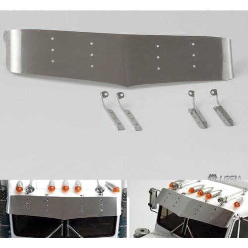 1/14 LESU Metal Visor Parts for RC TAMIYA King Hauler Grand Hauler Tractor Truck DIY Model Car