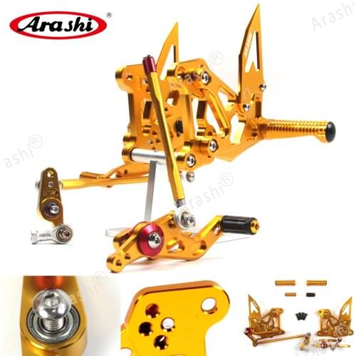 Arashi Motorcycle Rearset For MV AGUSTA F3 675 / 675 EAS / 675 ORD 2012 2013 2014 2015 2016 Adjustable Footrests Foot Pegs
