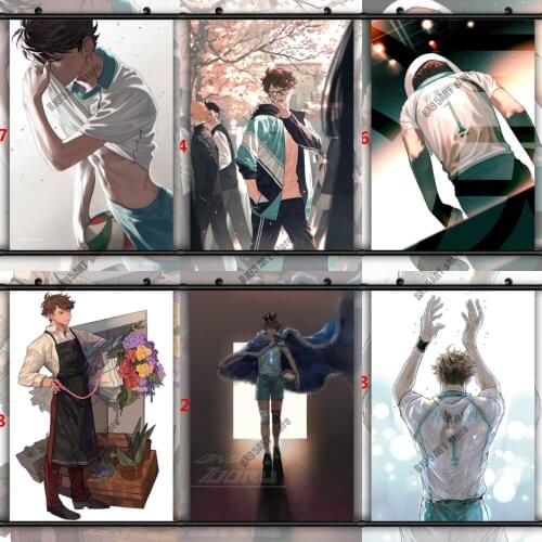 Haikyuu Oikawa Tooru DIY Diamond Painting Anime Diamond Mosaic Cross Stitch Kits Room Decoration Embroidery Full Round Drill