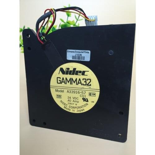 NIDEC GAMMA32 A33916-57 12032 12cmDC 24V 0.4A 12cm Turbo Cooling Fan
